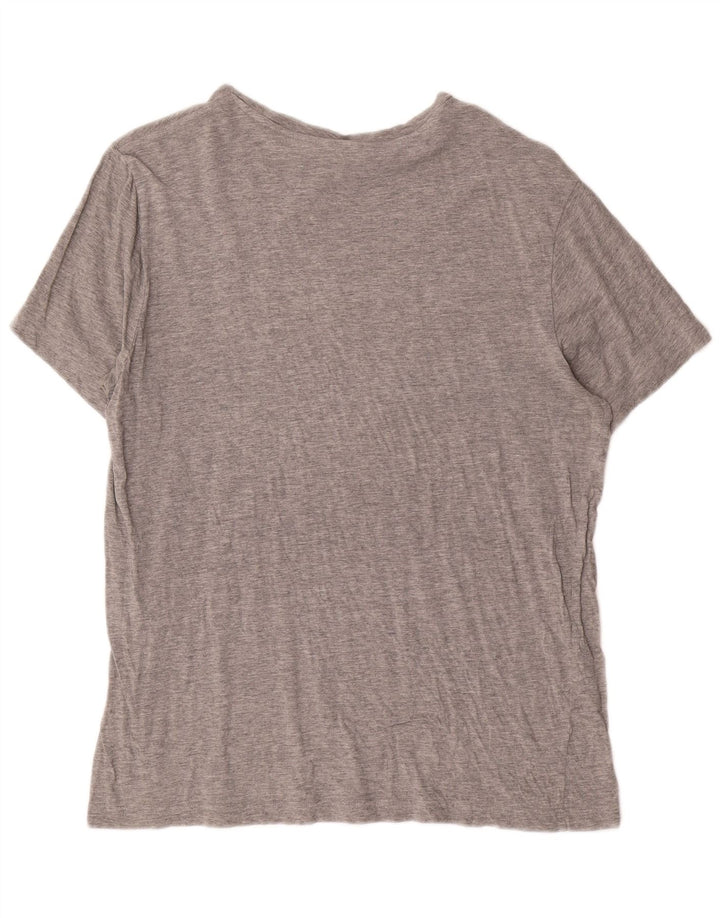 Champion Herre Grafisk T-Shirt Top XL Grå