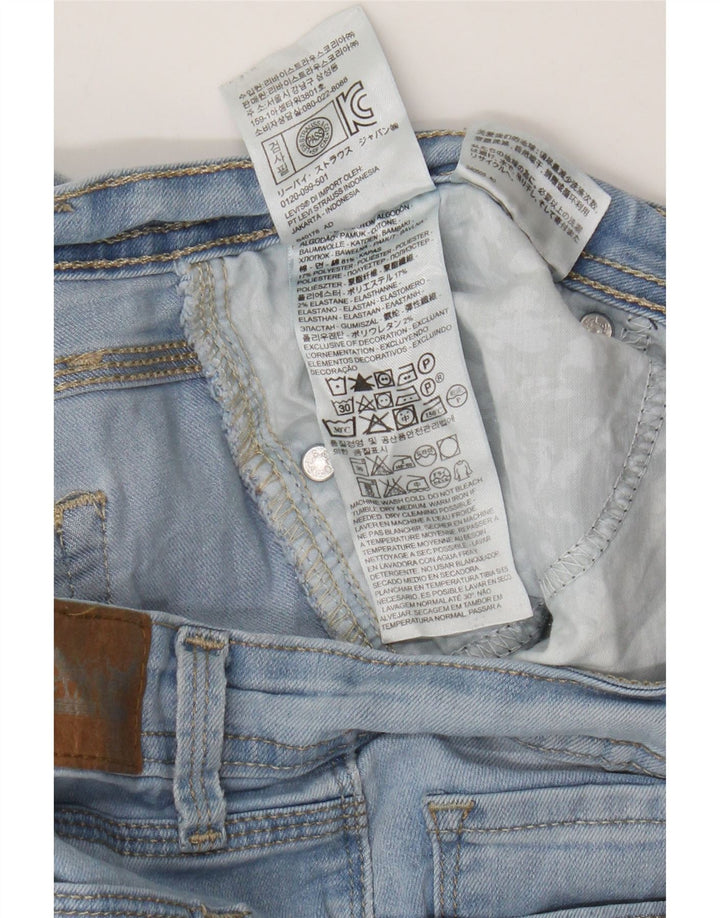 Levi's Dame 529 Curvy Bootcut Jeans W32 L32 Blå Bomuld