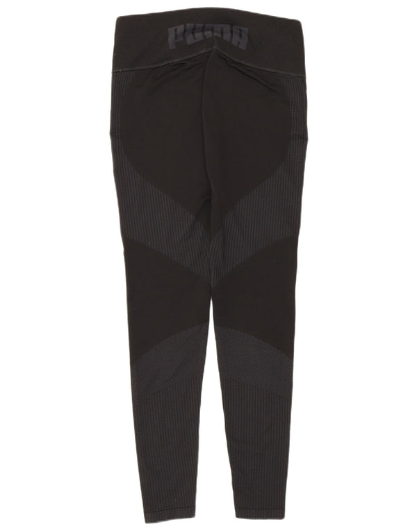 Puma Grafiske Leggings til kvinder UK 14 Stor sortstribet