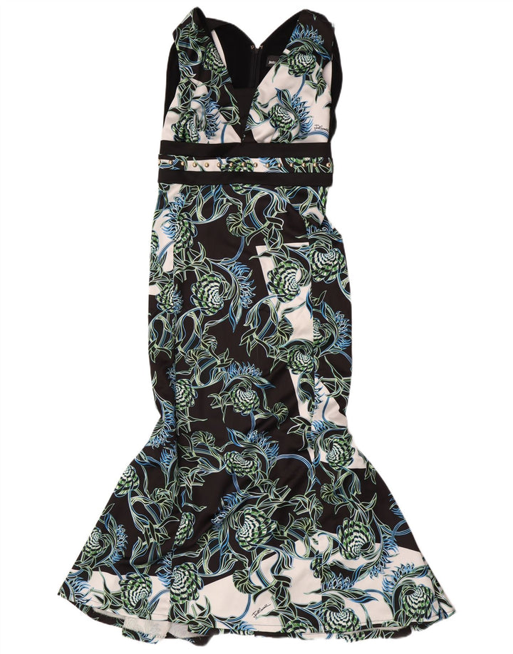 Just Cavalli Kvinders Grafisk Havfrue Kjole IT 44 Medium Sort Designer