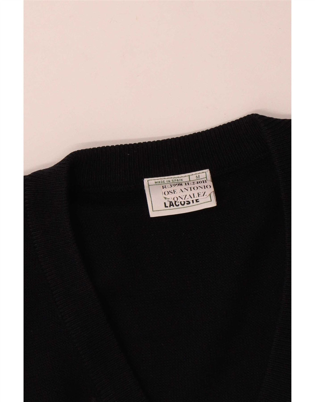 Lacoste Herre V-hals sweater Medium Navy Blue