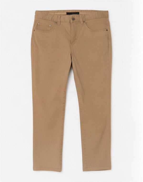 Calvin Klein Straight Casual bukser til mænd W33 L29 Khaki Bomuld