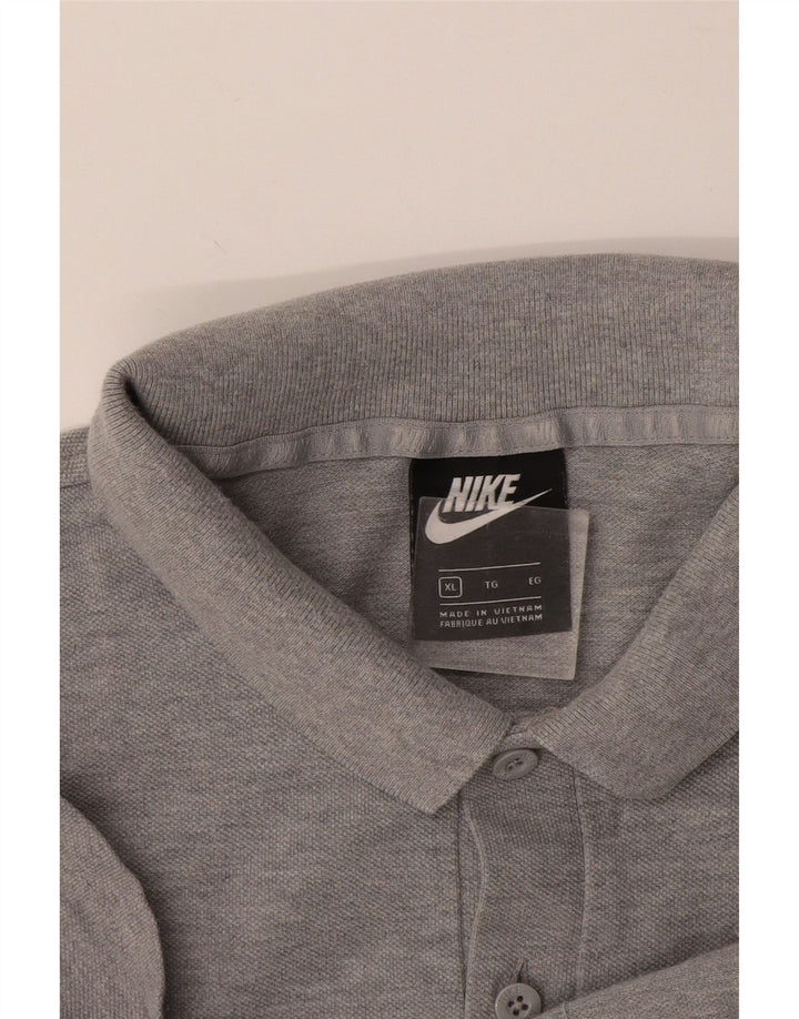 Nike Polo Shirt til mænd XL Grå Flecked