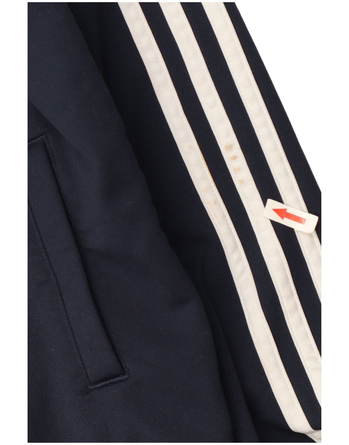 Adidas Drenge Træningsdragt Topjakke 15-16 År Marineblå Polyester
