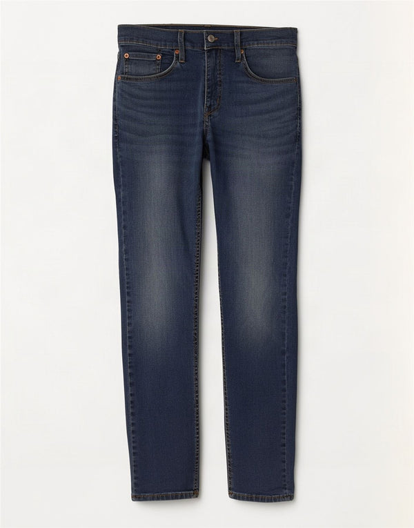 Levi's Herre 512 Slim Tapered Jeans W29 L30 Blå Bomuld