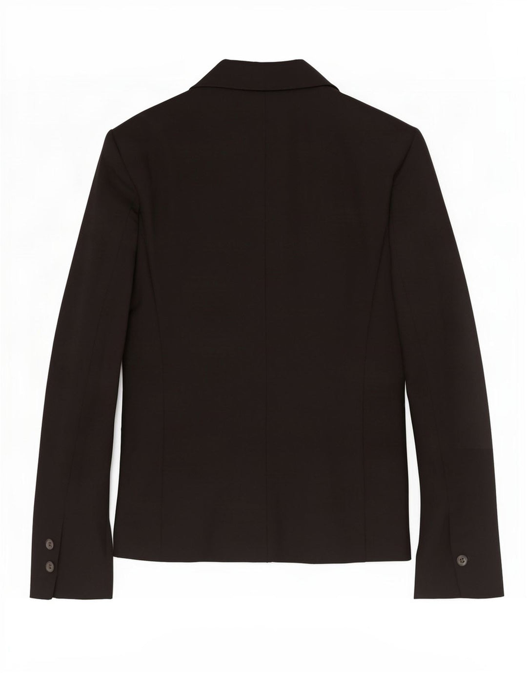 Zara Dame 1 Knap Blazer Jakke EU 34 2XS Sort Polyester