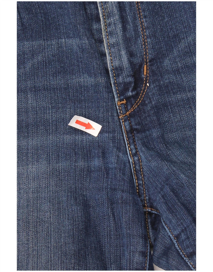 LEVI'S Dame Højtarmede Skinny Jeans W26 L32 Blå Bomuld