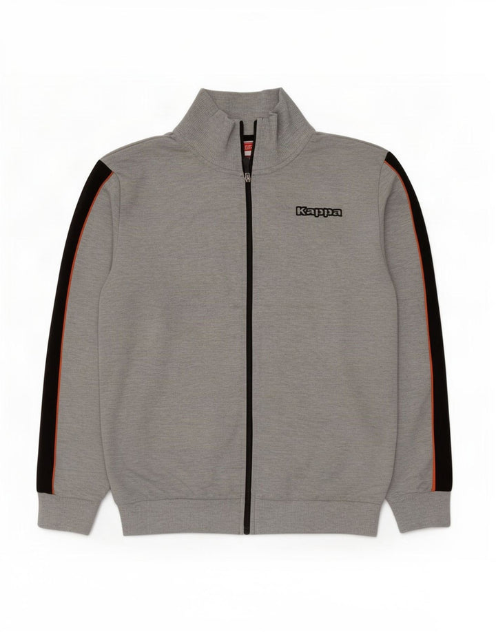 Kappa Herre træningsdragt Topjakke Stor Grå Colourblock Polyester