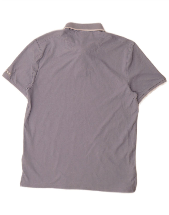 Dkny Herre Polo Shirt Medium Blå Bomuld