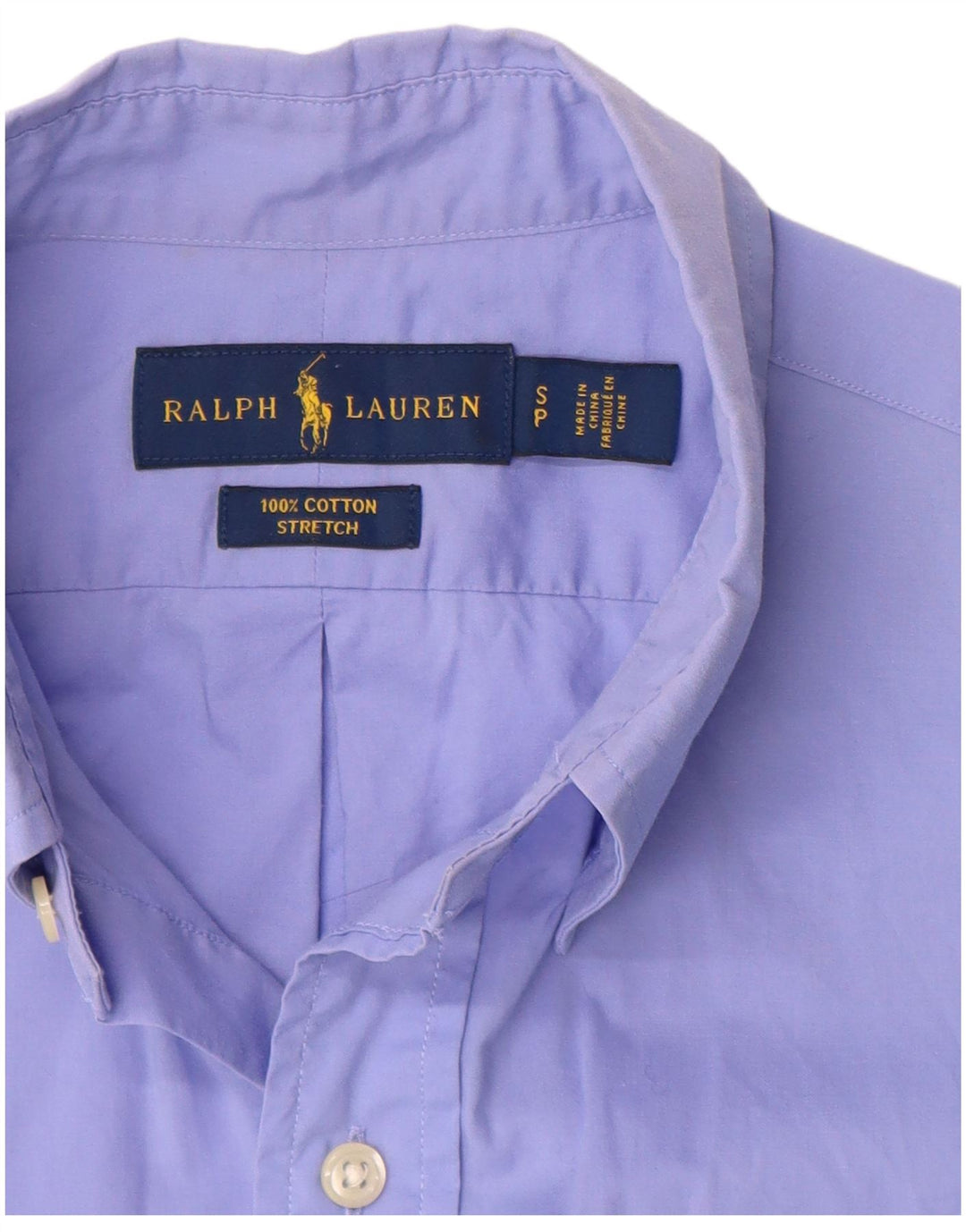 RALPH LAUREN Mens Shirt Small Blue Cotton