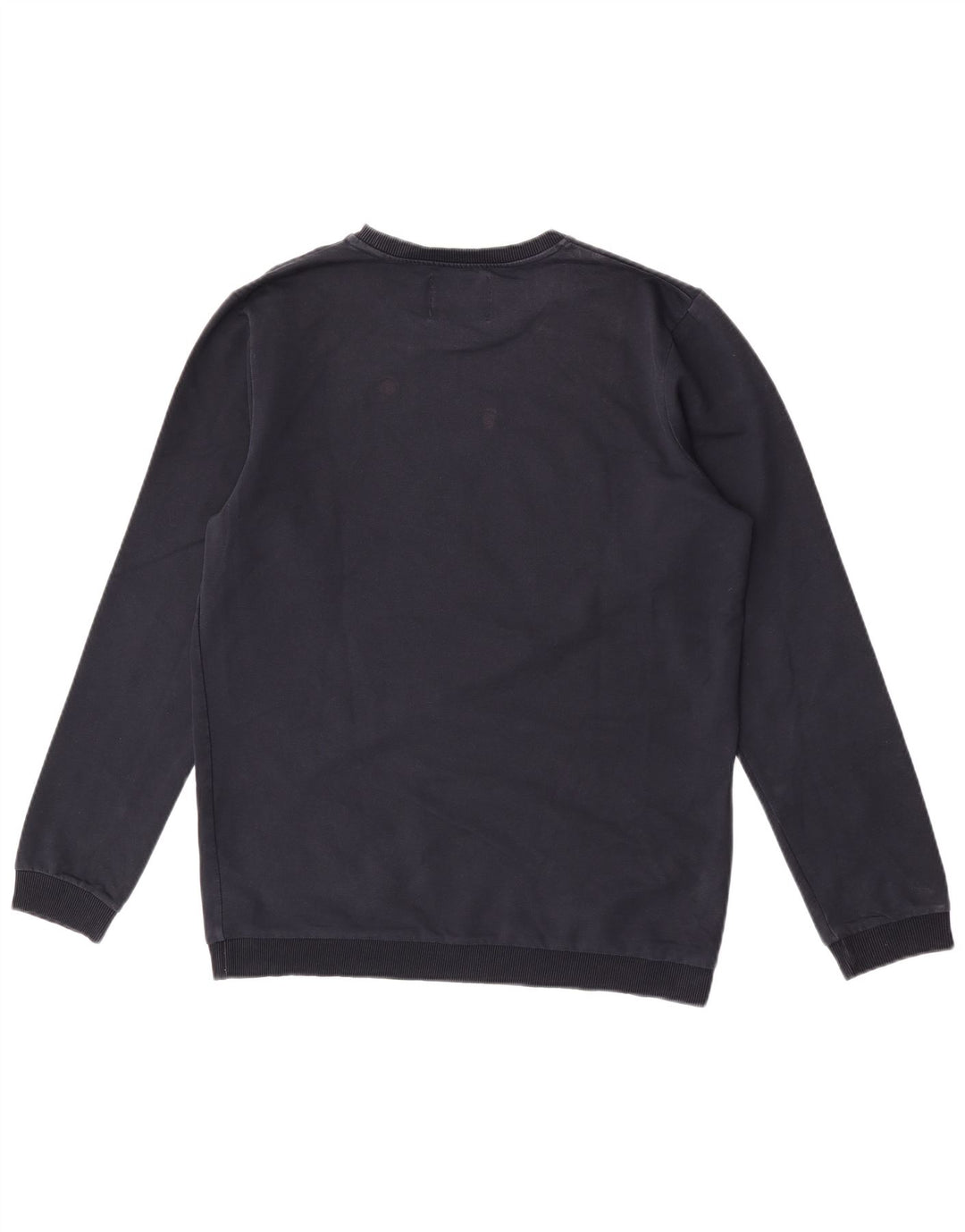 Jack & Jones grafisk sweatshirt til mænd, stor marineblå bomuld