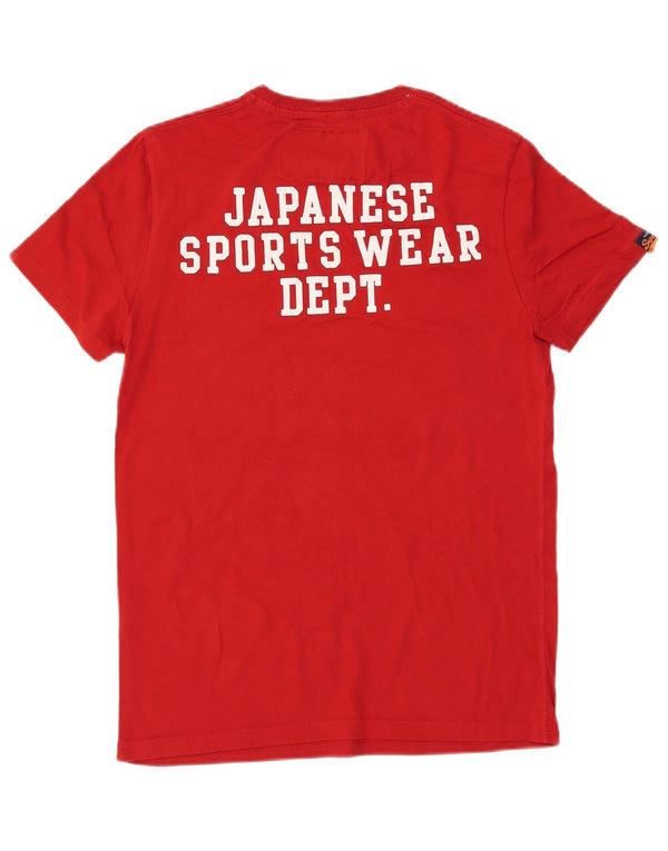 Superdry Herre Tigers Grafisk T-shirt Top Medium Rød Bomuld