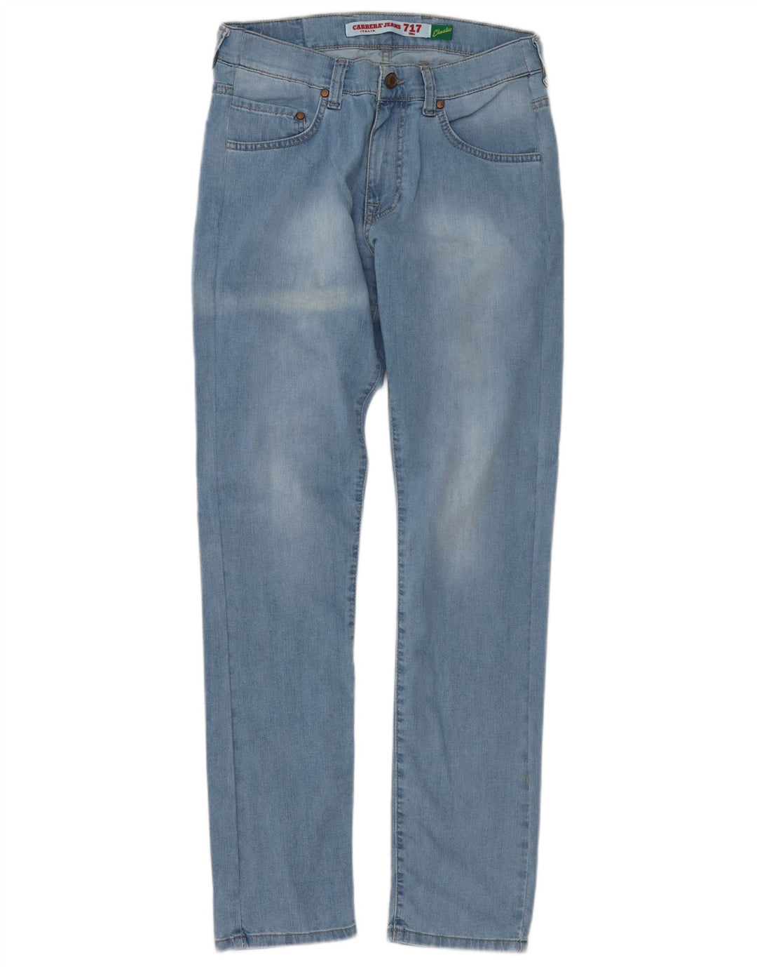 Carrera Herre 717 Slim Jeans IT 48 Medium W33 L32 Blå Bomuld