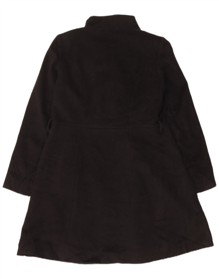 MICHAEL KORS Oversize overfrakke til kvinder UK 10 Lille sort uld