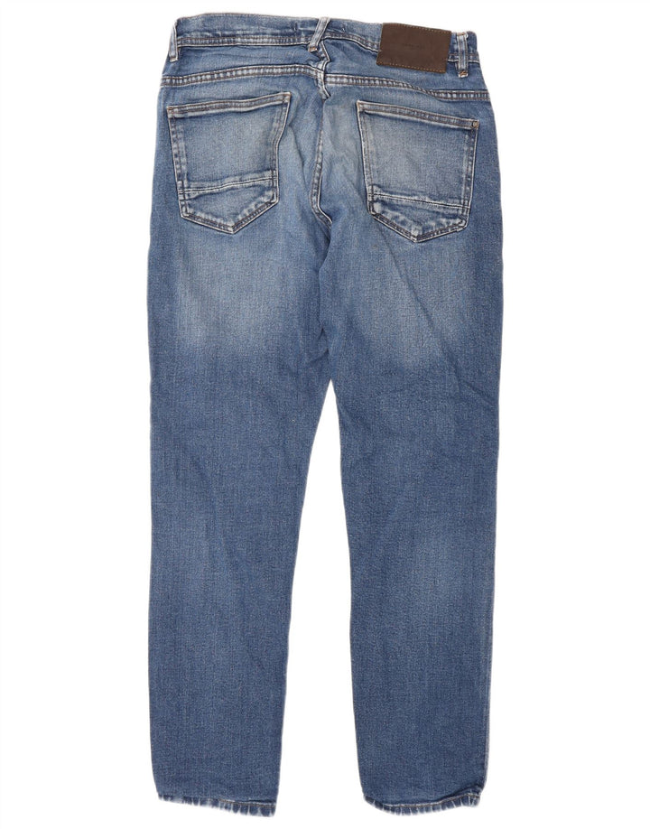 Zara Herre Slim Jeans EU 42 Large W32 L30 Blå
