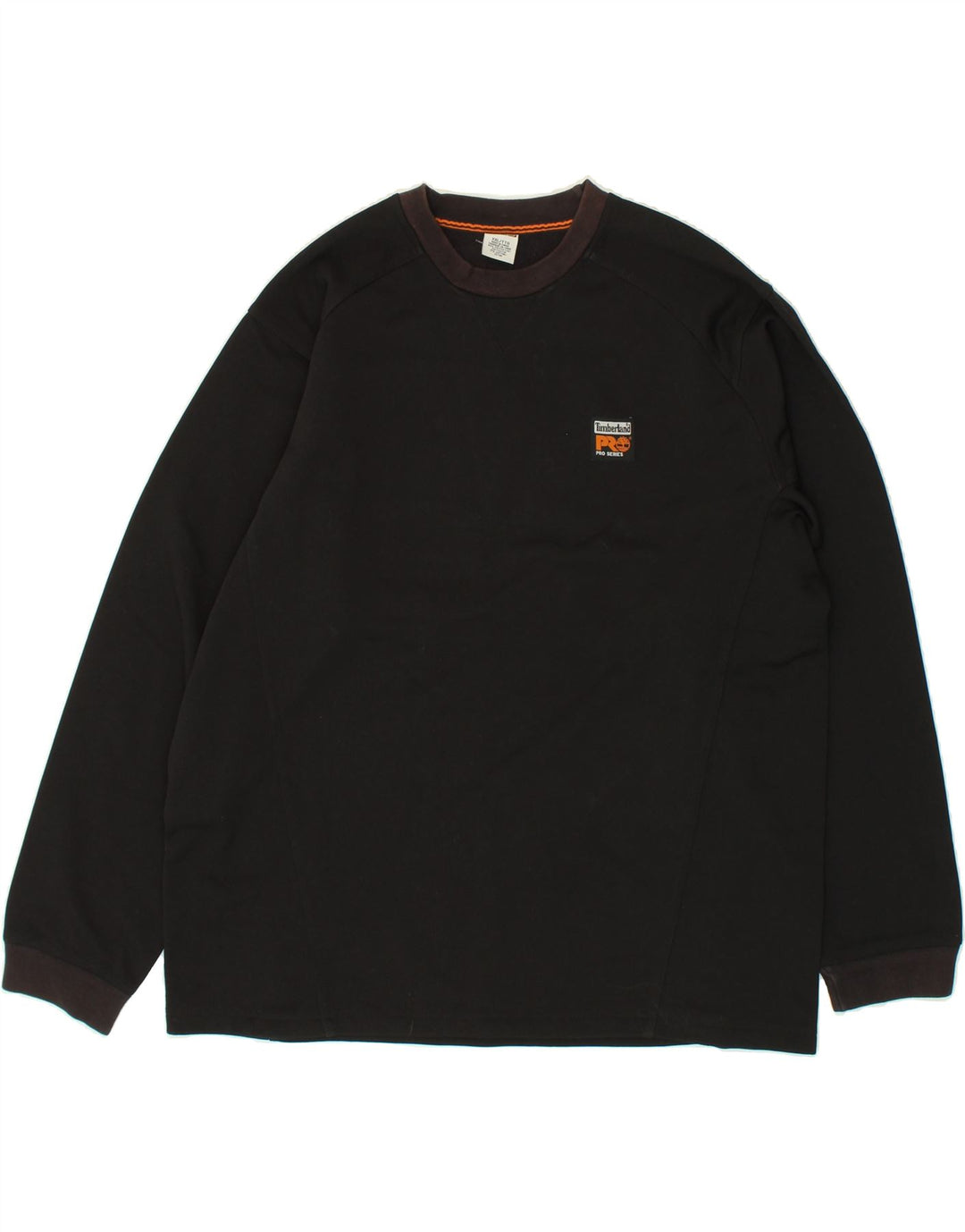 TIMBERLAND Herre høj grafisk sweatshirt trøje 2XL sort bomuld