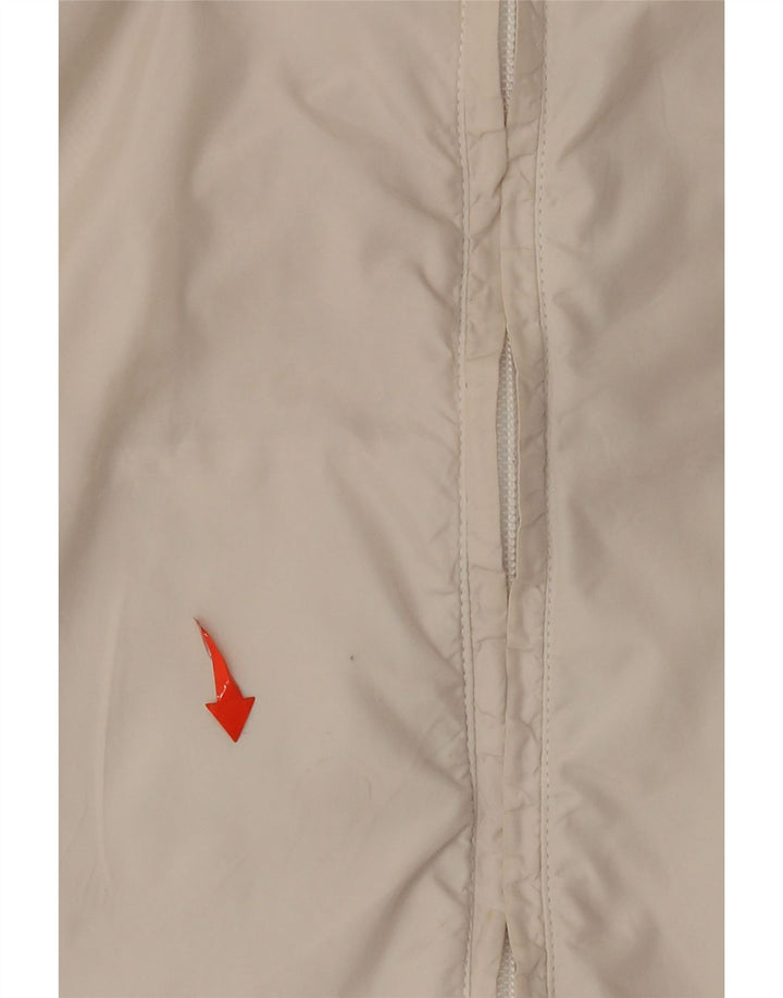 Diadora Dame Oversized Hætte Gilet UK 16 Stor Beige Polyamid