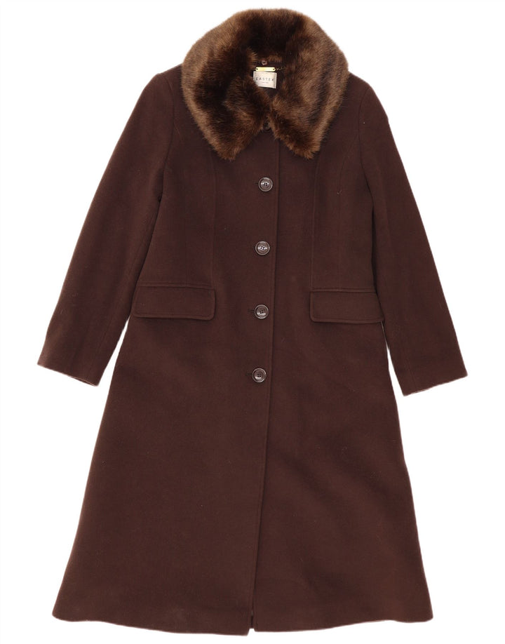 Eastex Dame Overfrakke UK 12 Medium Brun Uld