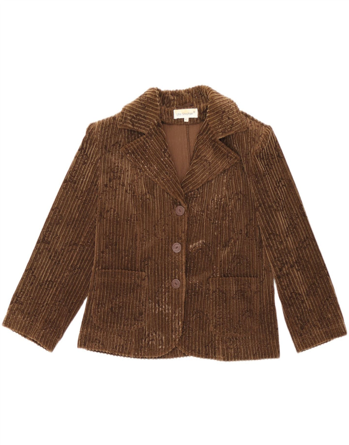 Vintage kvinders 3-knaps 2-delt nederdelsæt EU 42 Large W30 L25 Brun