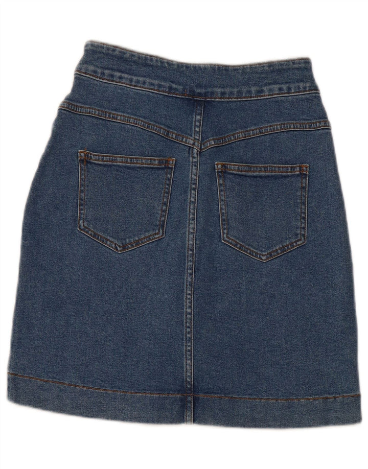 Tezenis Dame Denim Nederdel XS W25 Blå Bomuld