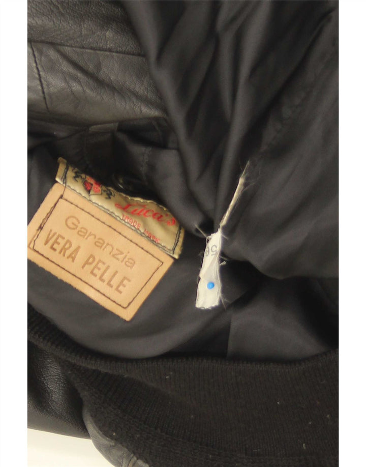 Vintage herre læderjakke UK 40 Large Black