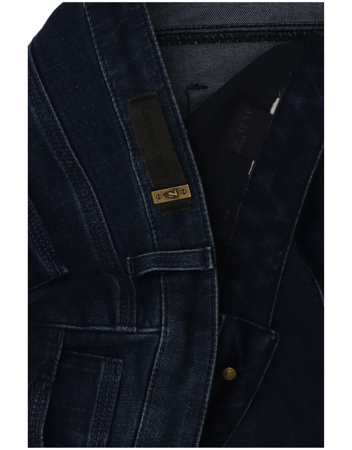 TRUSSARDI koniske jeans til kvinder W29 L28 Marineblå