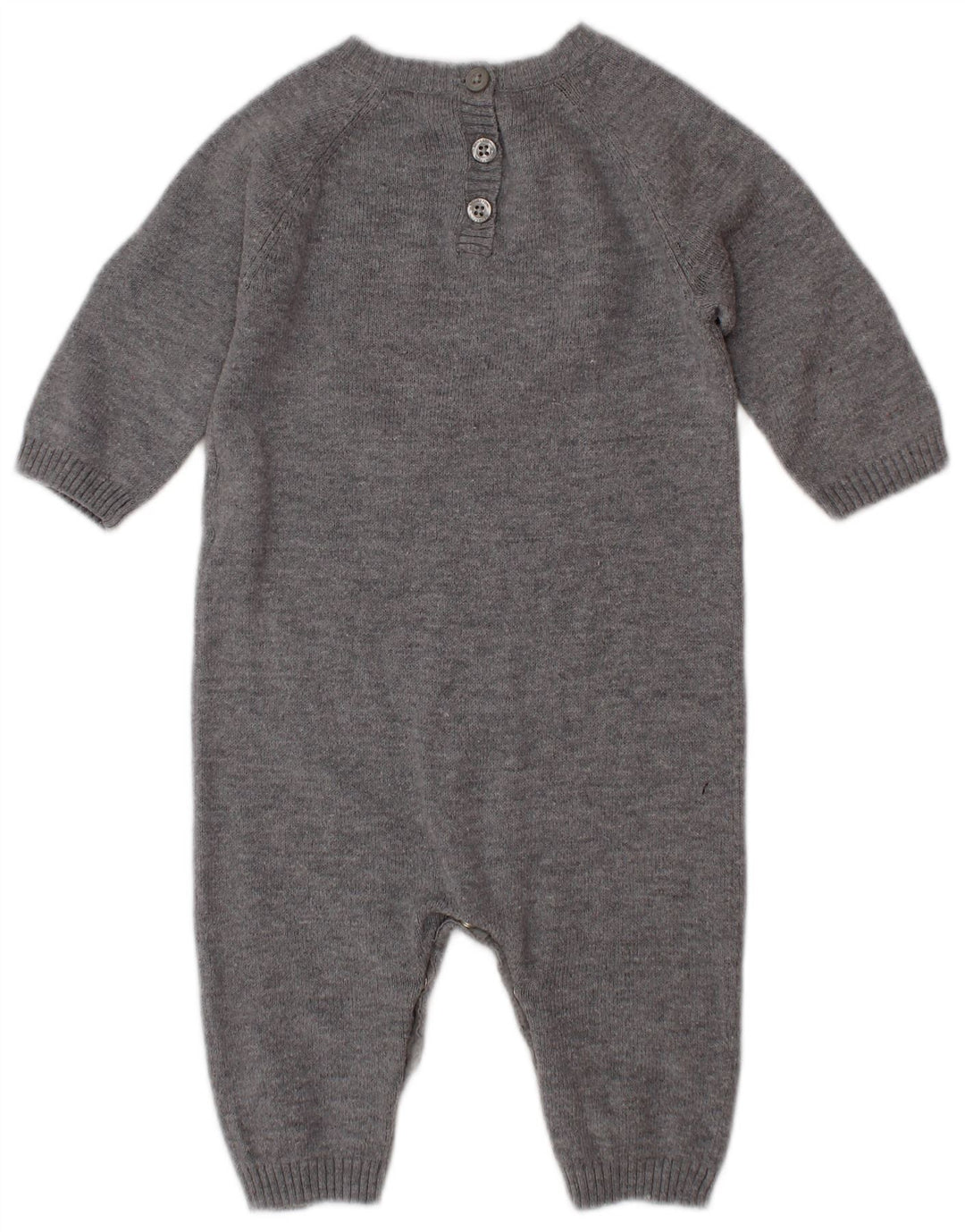 BENETTON Baby Boys Grafisk Jumpsuit 3-6 Måneder Grå