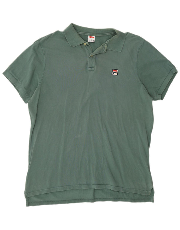 Fila Tennis Polo Shirt til mænd XL Grøn