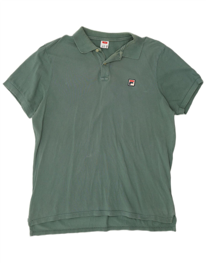 Fila Tennis Polo Shirt til mænd XL Grøn