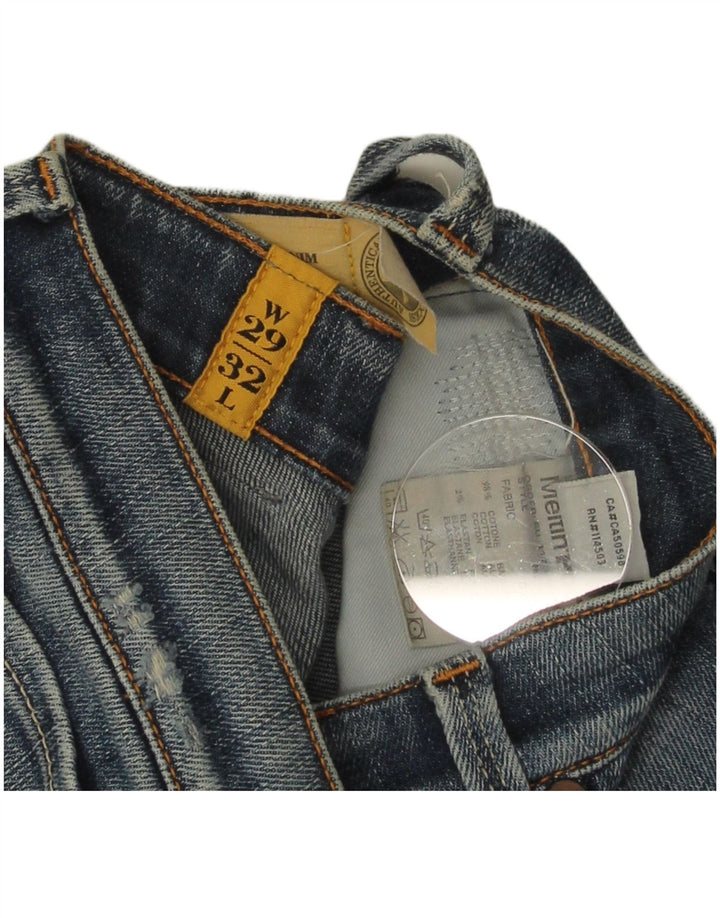 Meltin' Pot Dame Mendel Slim Jeans W29 L32 Blå Bomuld