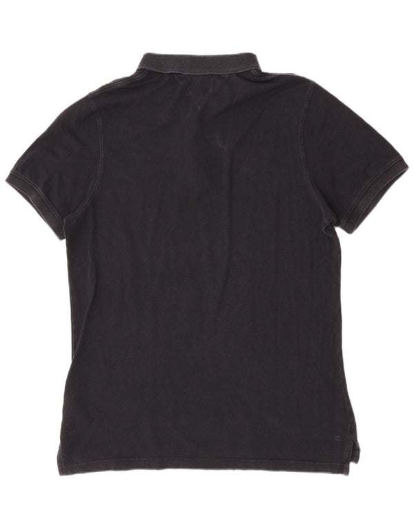 Tommy Hilfiger Herre Polo Shirt 2XL Sort Bomuld