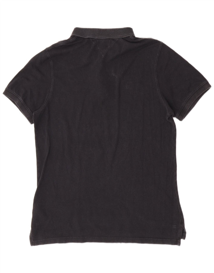 Tommy Hilfiger Herre Polo Shirt 2XL Sort Bomuld