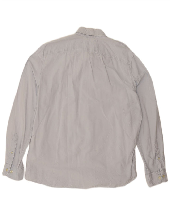 Timberland Herre Slim Fit skjorte XL blå bomuld