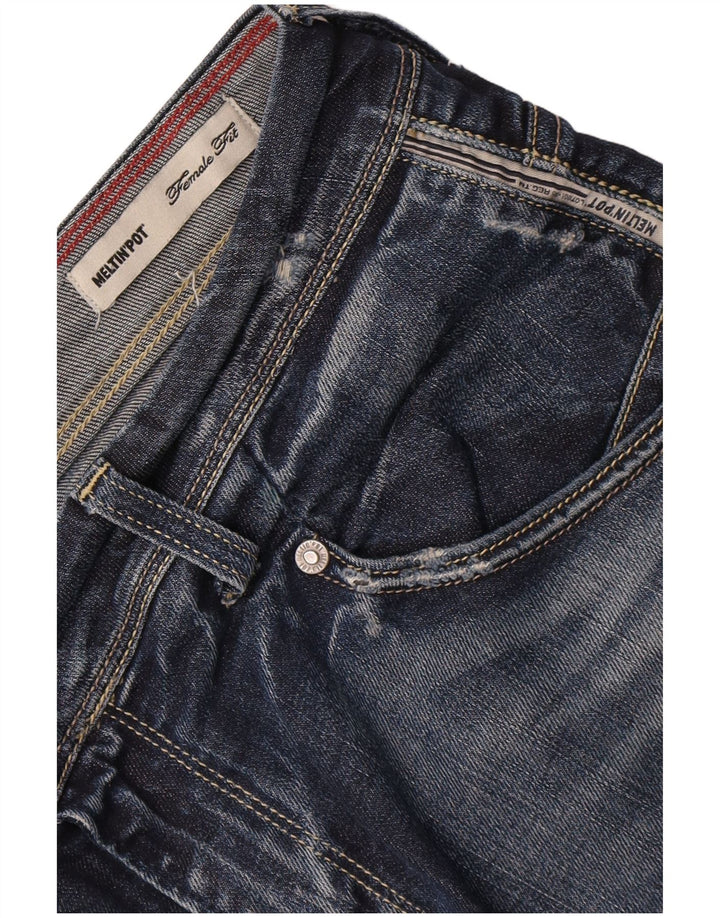 Meltin' Pot Kvinder Cropped Jeans W29 L24 Blå Bomuld