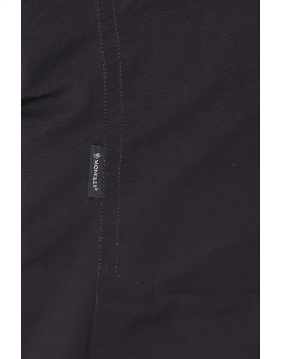 Moncler Herre polstret jakke Størrelse 4 XL Navy Blue Polyester