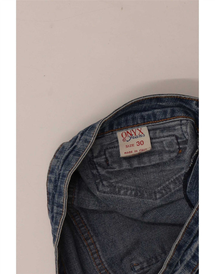 Onyx Dame Slim Jeans W30 L32 Blå Bomuld