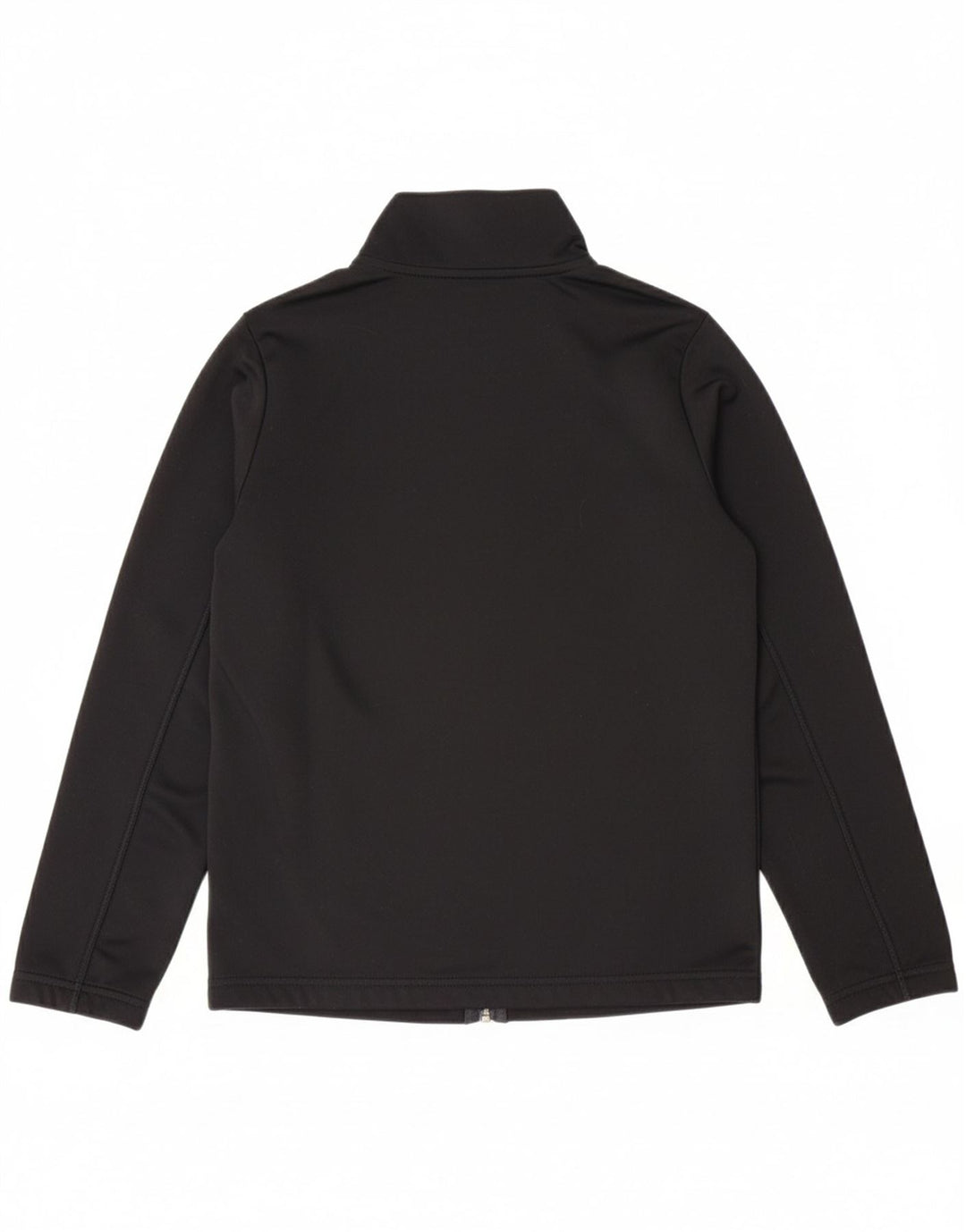 NIKE Boys Tracksuit Top Jacket 10-11 Years Medium Black Polyester