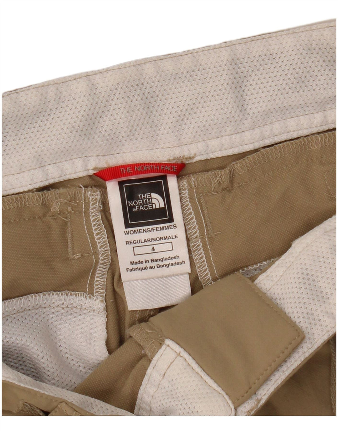 The North Face Womens Straight Cargo Trousers US 4 Medium W30 L32 Beige
