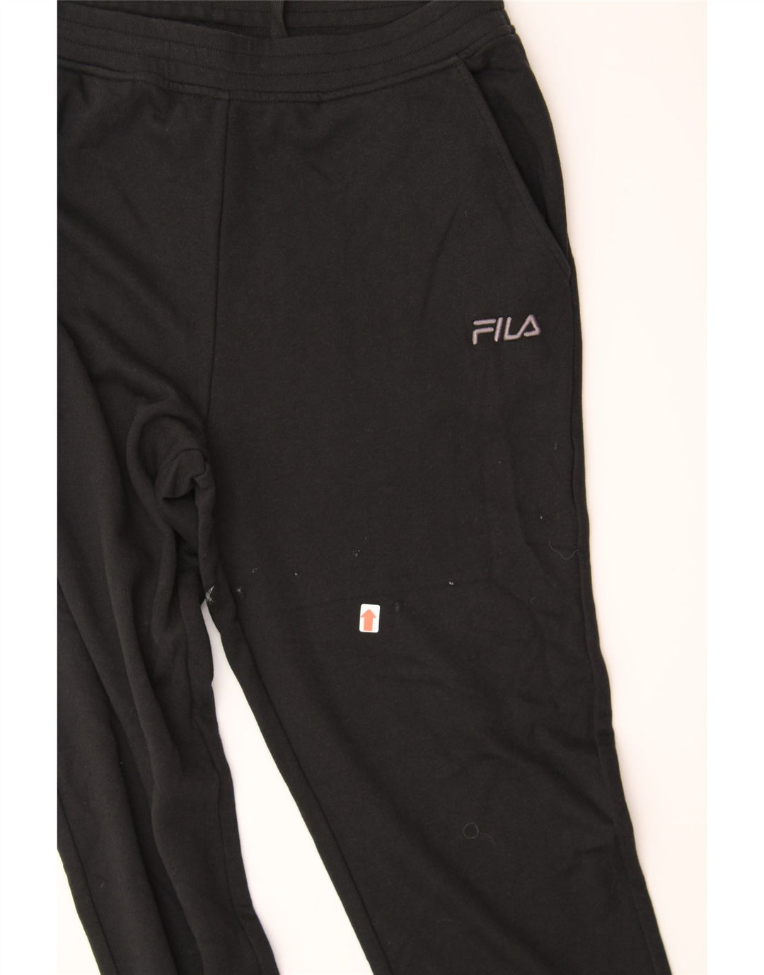FILA Womens Tracksuit Trousers Joggers UK 14 Medium  Black Vintage Fila and Second-Hand Fila from Messina Hembry 