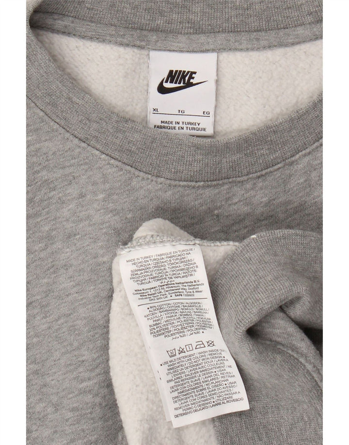 Nike Sweatshirt Jumper til mænd XL Grå bomuld