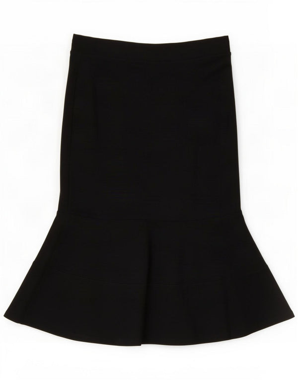 Marks & Spencer Womens Mermaid Skirt UK 12 Small W30 Black Viscose
