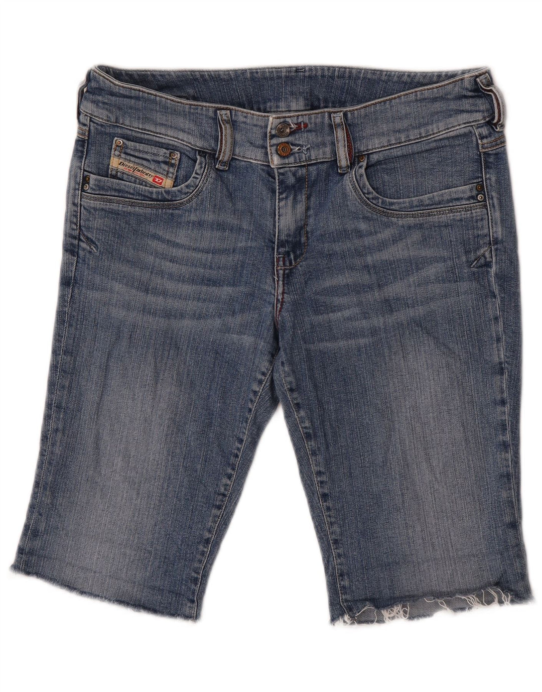 Diesel Dame denim Shorts W32 Large Blue Bomuld