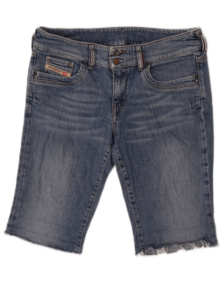 Diesel Dame denim Shorts W32 Large Blue Bomuld