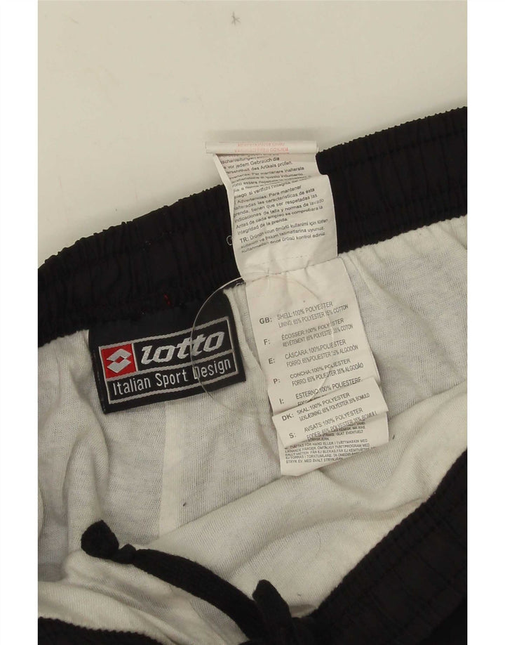 Lotto Herre grafisk træningsdragt Bukser Large Black Colourblock Polyester