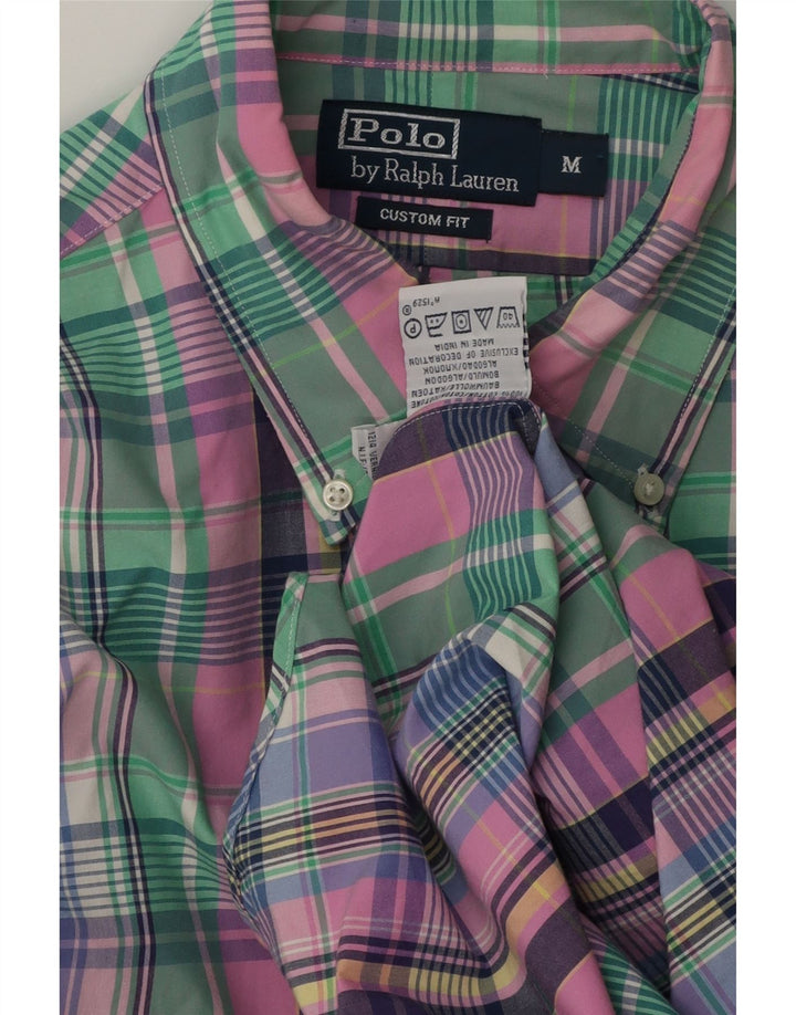 Polo Ralph Lauren Herre Custom Fit skjorte medium flerfarvet ternet bomuld