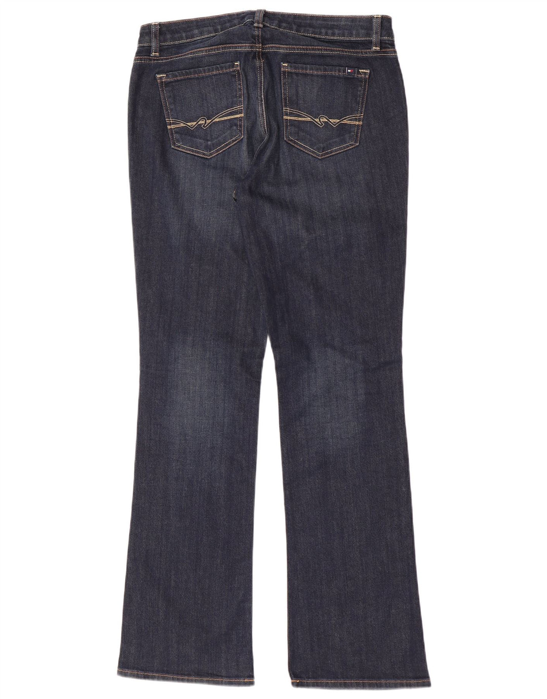 Tommy Hilfiger Dame Bootcut Jeans US 10 Large W34 L32 Blå