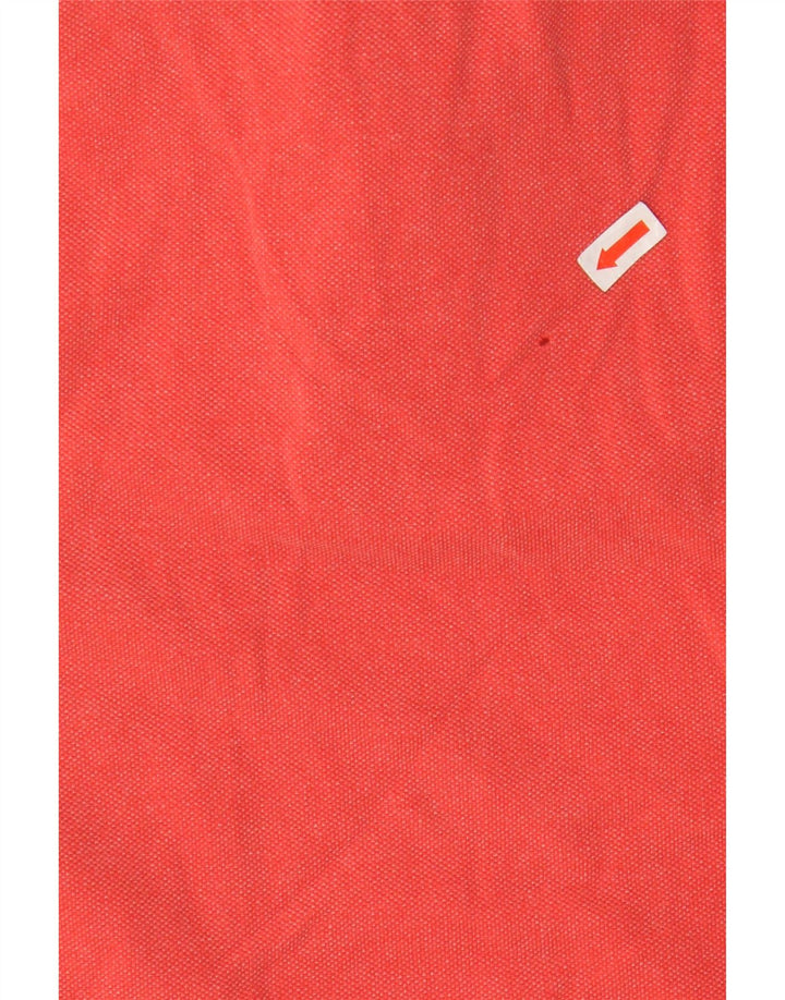 NAPAPIJRI Herre Geografisk grafisk poloshirt Lille rød bomuld