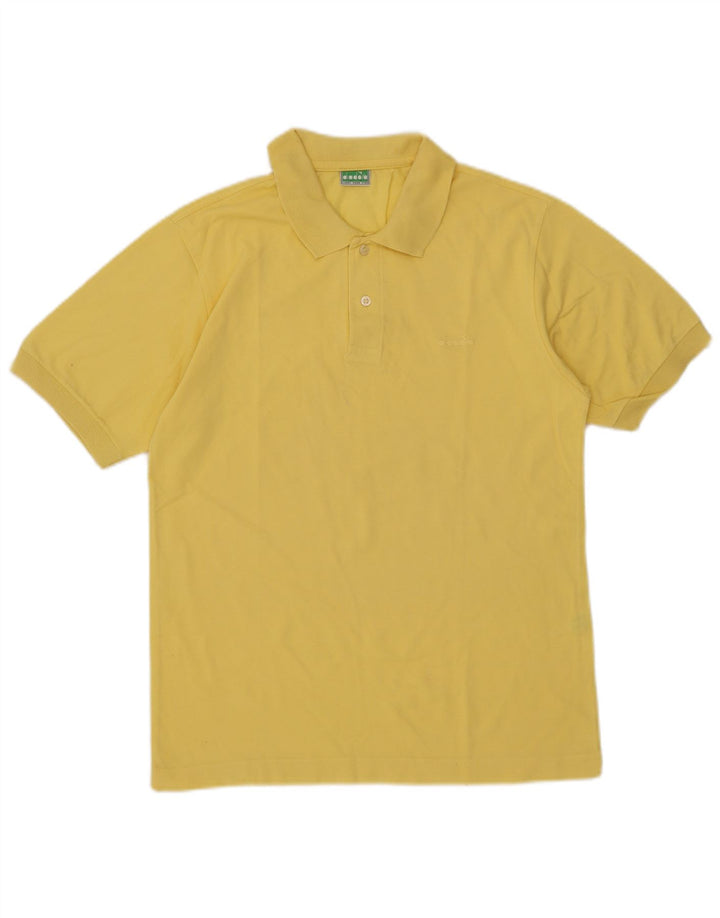 Diadora herre poloshirt Medium gul bomuld