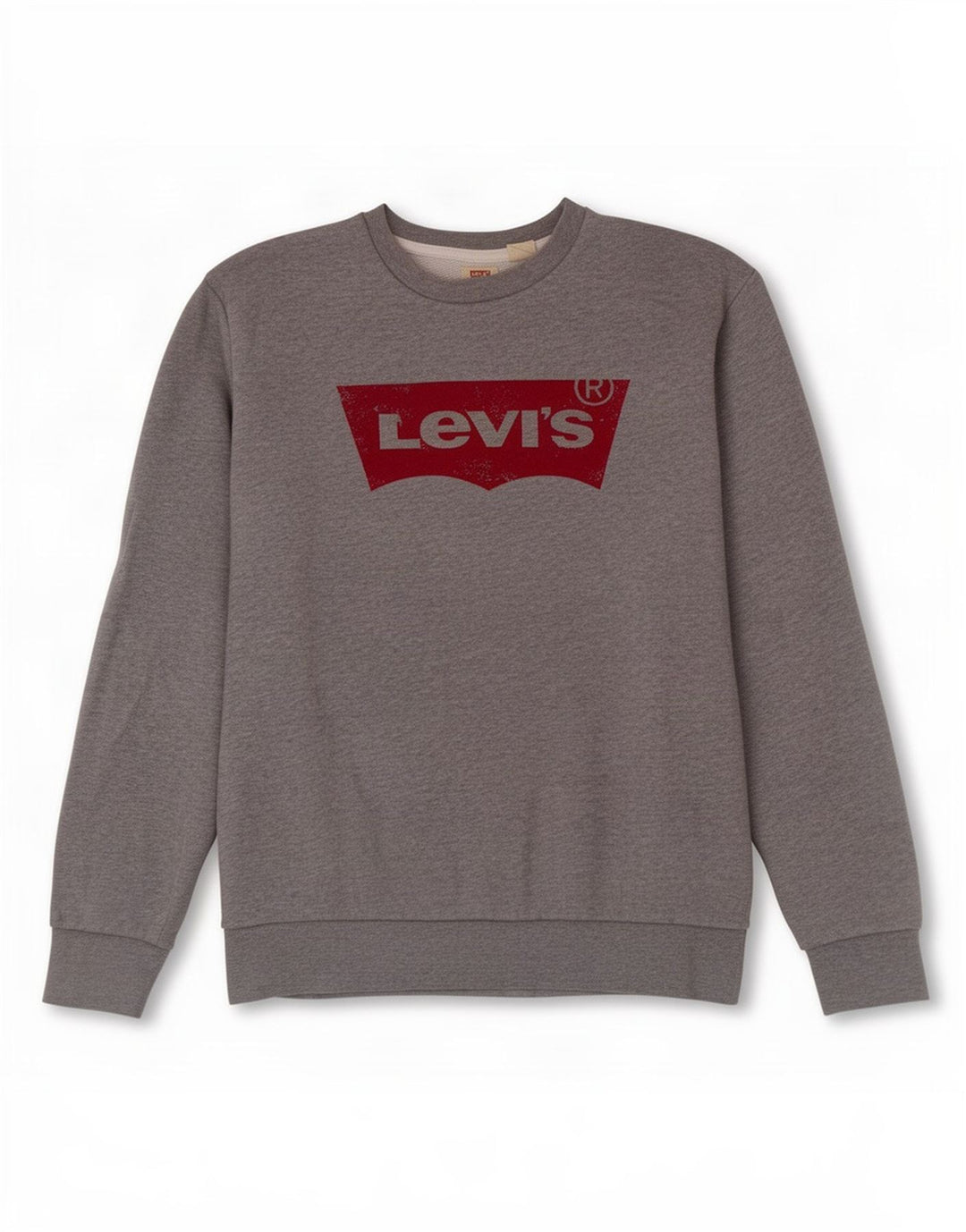 Levi's Grafisk sweatshirt til mænd, lille grå bomuld
