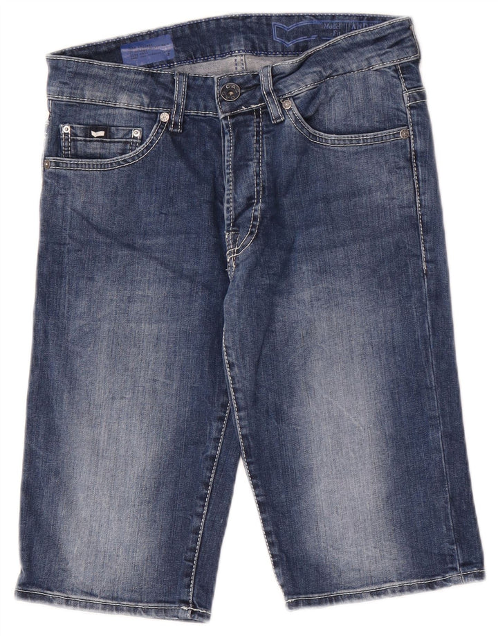 Gas Herre Denim Bermuda Shorts W30 Medium Blue